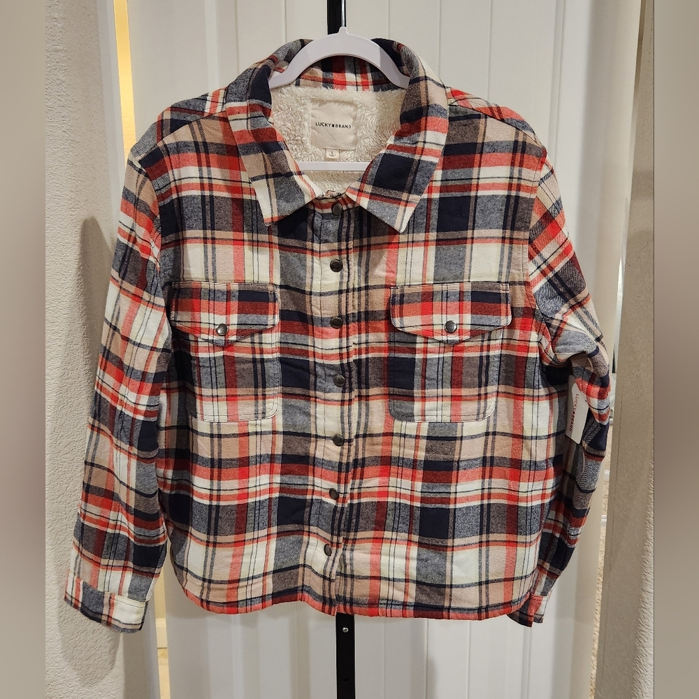 Lucky Brand Womens Flannel Jacket